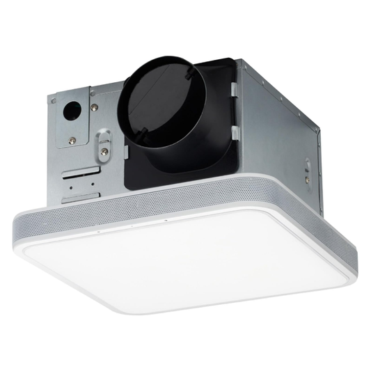 Smart Bathroom Fan with Alexa Voice Assistant Color Changing LED Light and Bluetooth Speakers